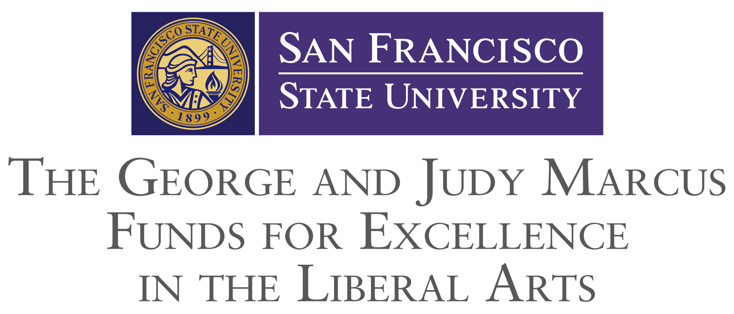 Logo: The George and Judy Marcus Fund for Excellence in the Liberal Arts