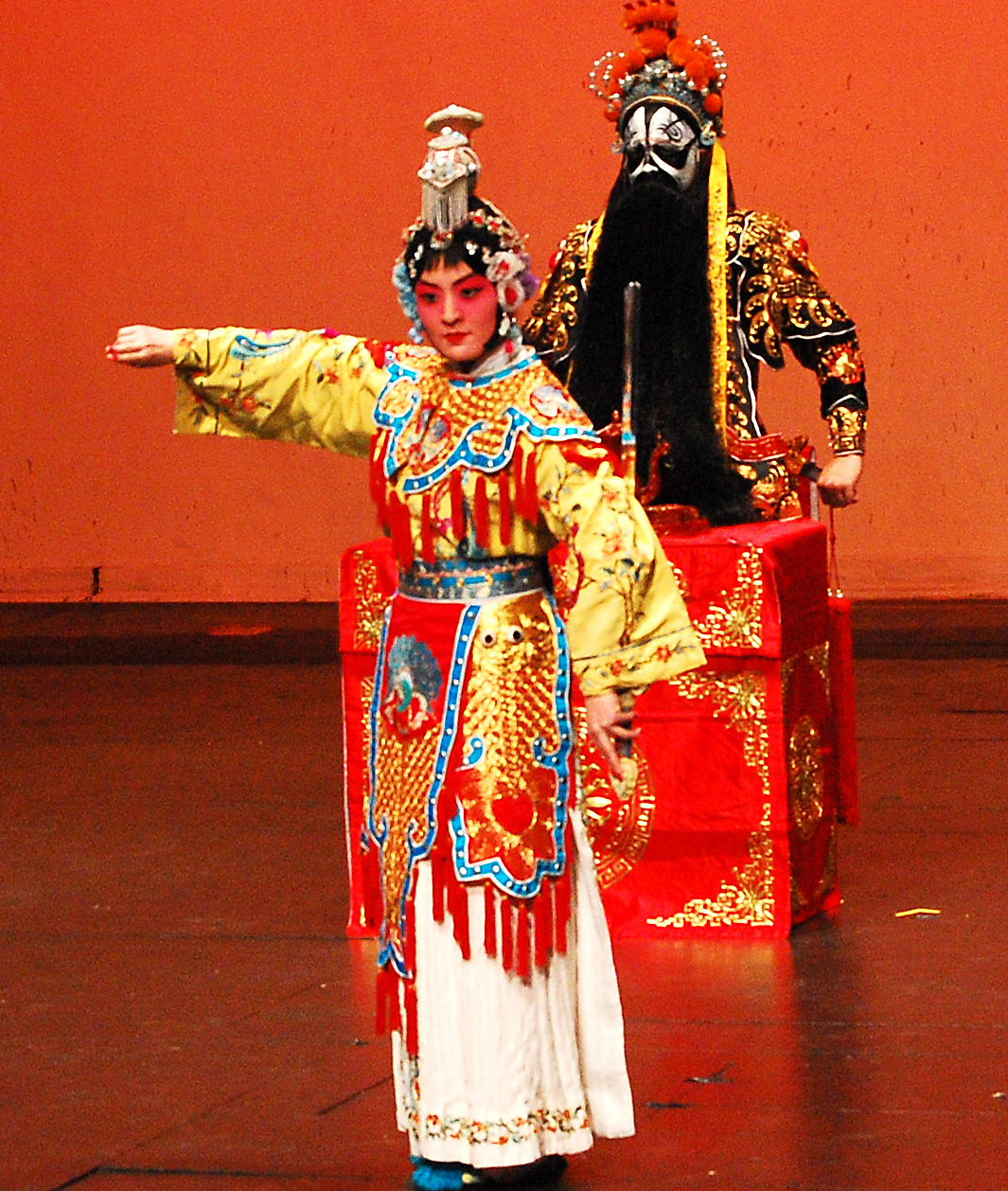 Photo of two performers in Asia in Motion
