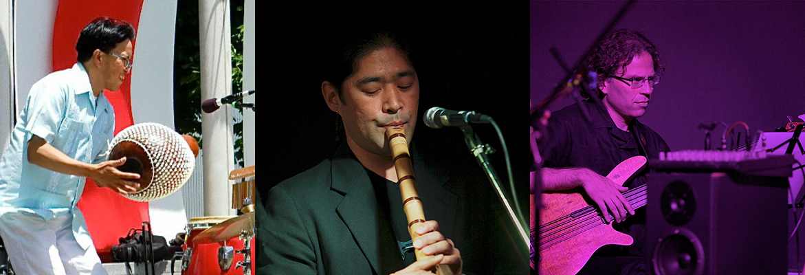 Photos of Jimmy Biala, Masarou Koga and John-Carlos Perea performing