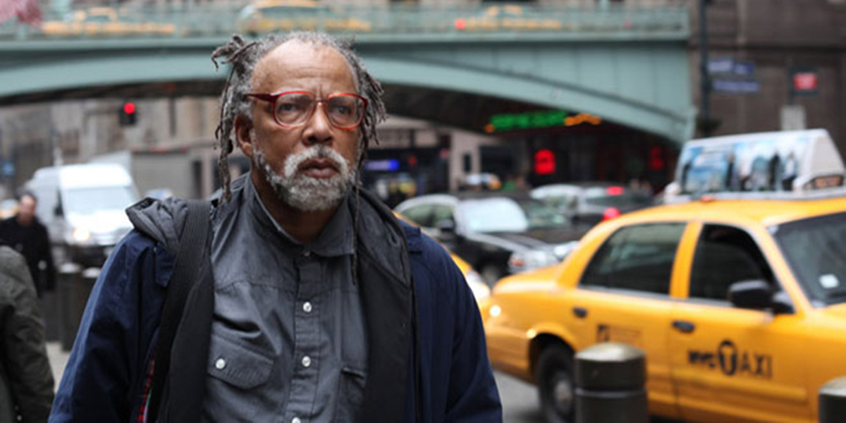 Photo of Darius James walking in New York City