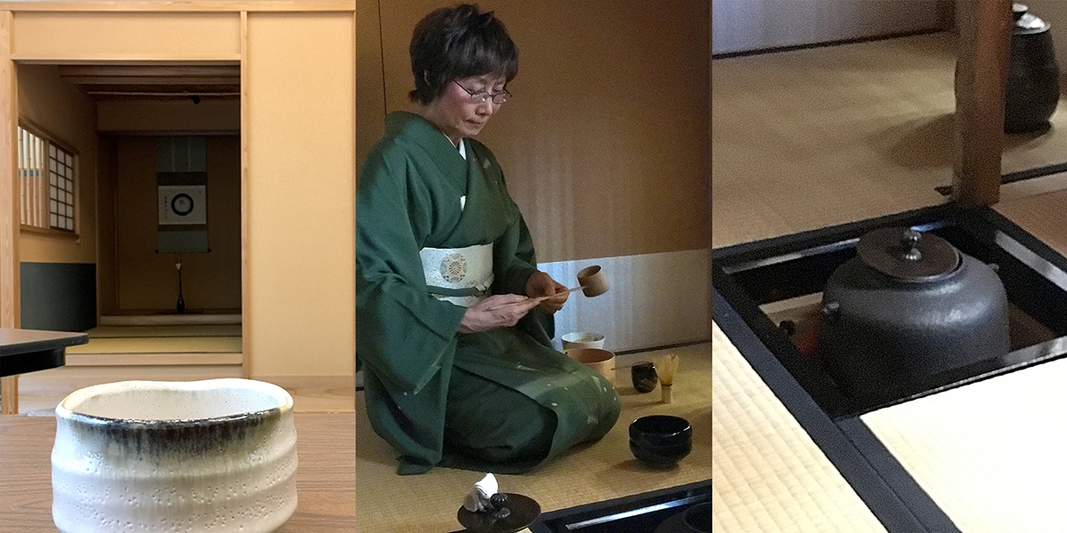 Photos of Japanese tea ceremony