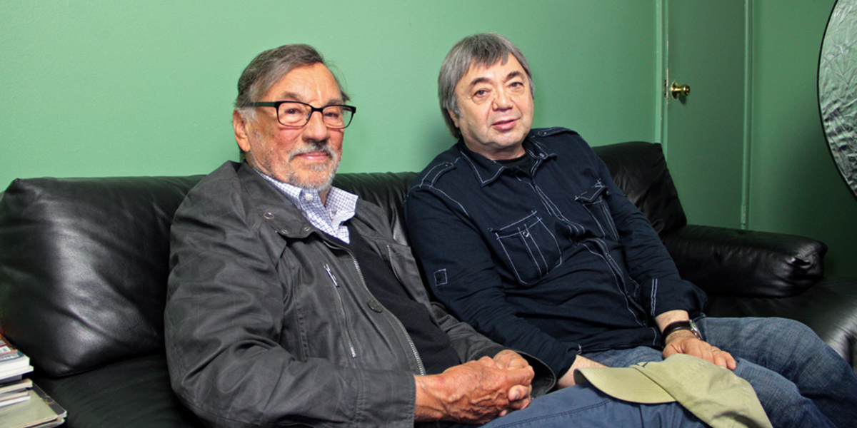 Photo of Vilmos Zsigmond and Yuri Neyman