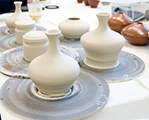 Photo of student-made ceramics