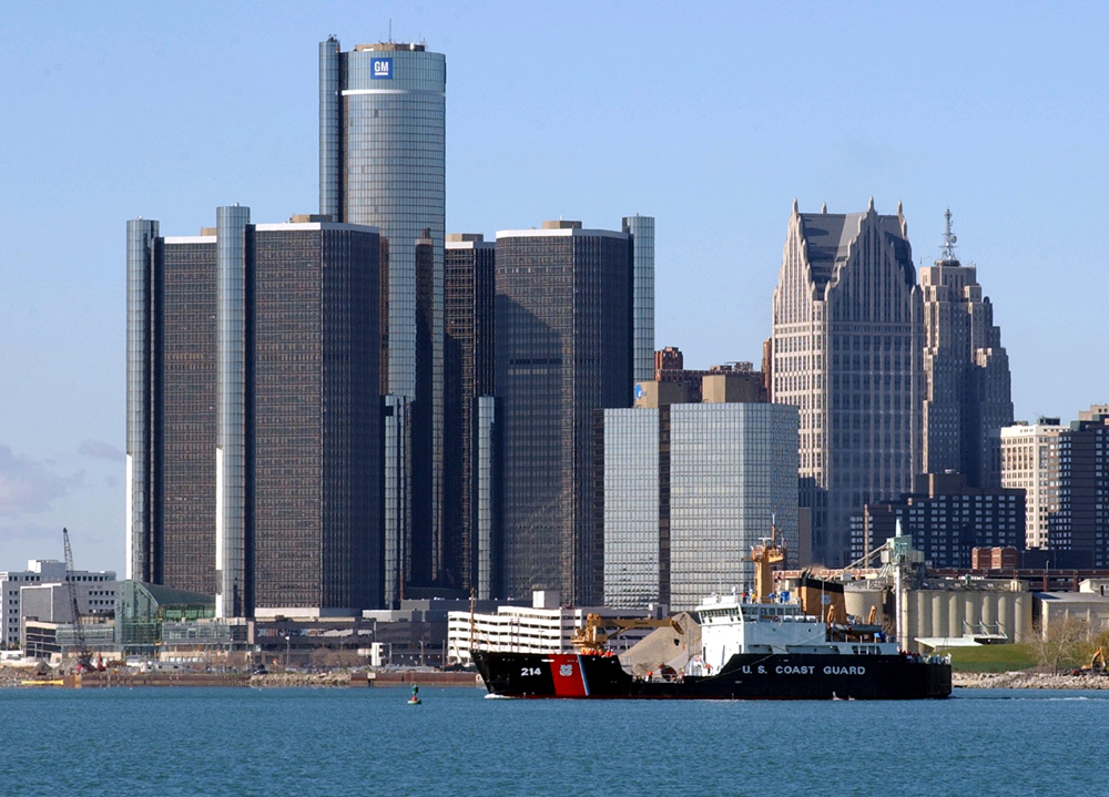 Photo of Detroit skyline