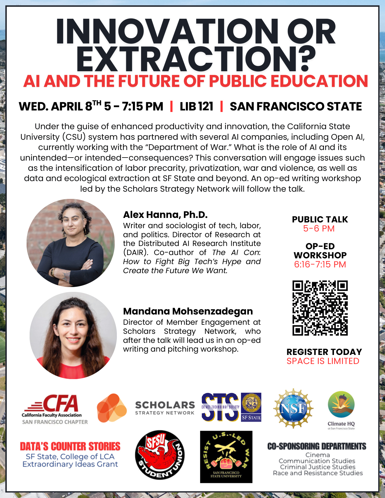 Event flyer in more detail