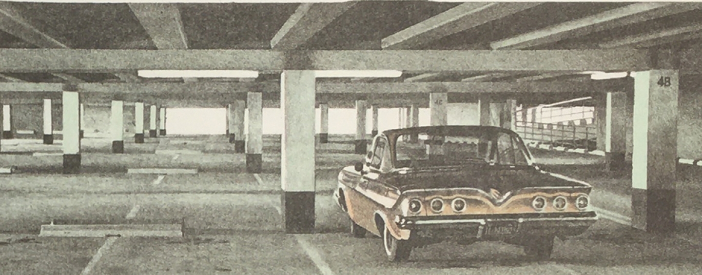 Robert Bechtle’s lithograph “’61 Impala”