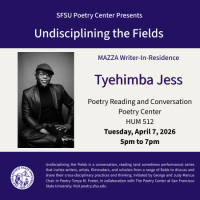 Tyehimba Jess SFSU Poetry Center event